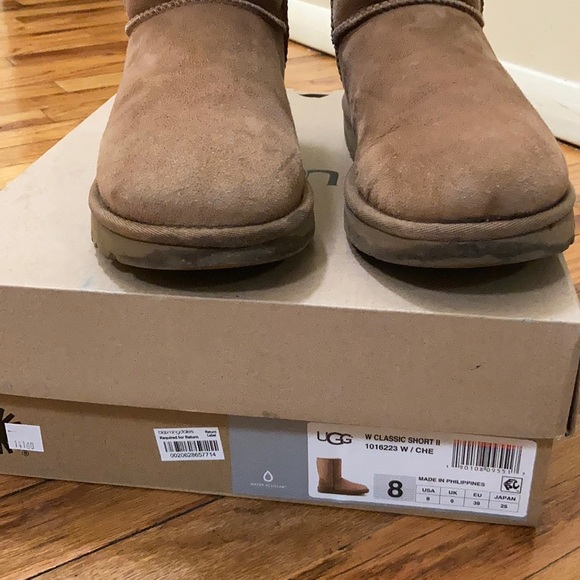 Classic Ugg Short II Chestnut Size 8 - Picture 4 of 7